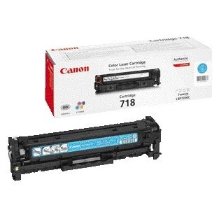 Canon - Tonerkartusche 718 blau