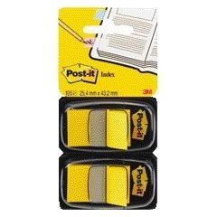Post-it - Karteireiter 680 25,4x43,2mm Duopack gelb