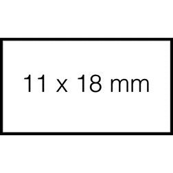 Sato - Preisschild 18x10mm PB1 permanent weiß 1000 Stück