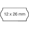 Open-Data - Preisschild 12x26mm C6 permanentweiß 1500 Stück