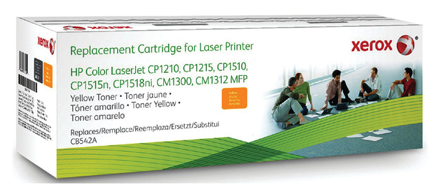 TonerCartridge Xerox Alternative pour HP CB542A 125A jaune