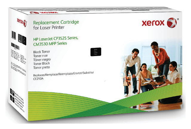 Tonercartridge Xerox Alternative für HP CE250A 504A Schwarz