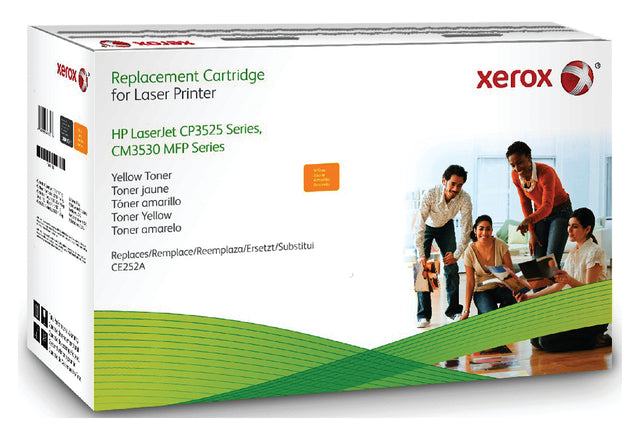 Tonercartridge Xerox -Alternative für HP CE252A 504A Geel
