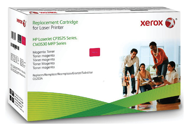 Tonercartridge Xerox -Alternative für HP CE253A 504a Rot
