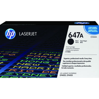 HP - Tonerkartusche ce260a 647a schwarz