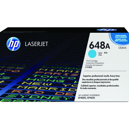 HP - Tonerkartusche ce261a 648a blau