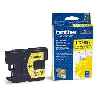 Brother - Tintenpatrone LC-980Y gelb | 5 Stück