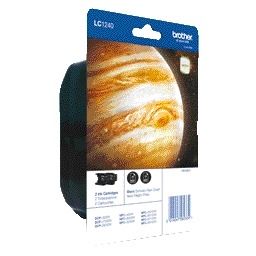 Brother - Tintenpatrone LC-1240BKBP2 schwarz 2x