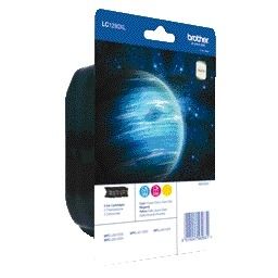 Brother - Tintenpatrone LC-1280XLRBWBP 3 Farben