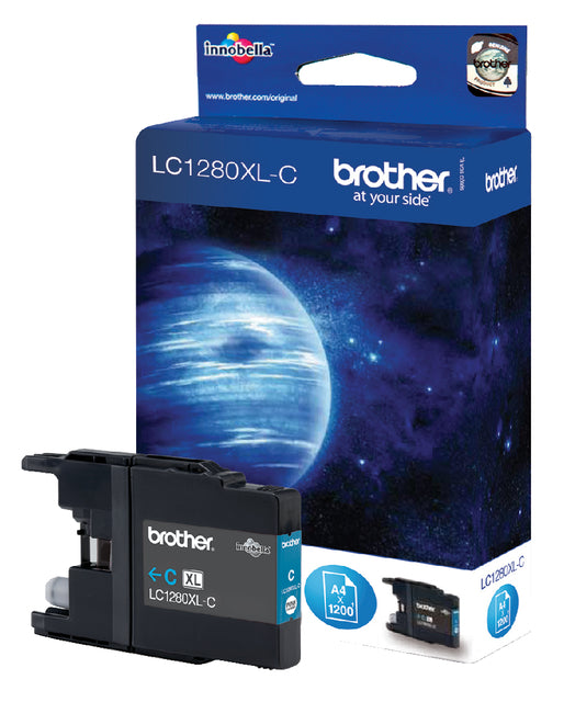 Inkcartridge Bruder LC-1280XLC Blue HC