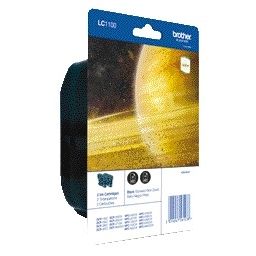 Brother - Tintenpatrone LC-1100BK2 schwarz 2X
