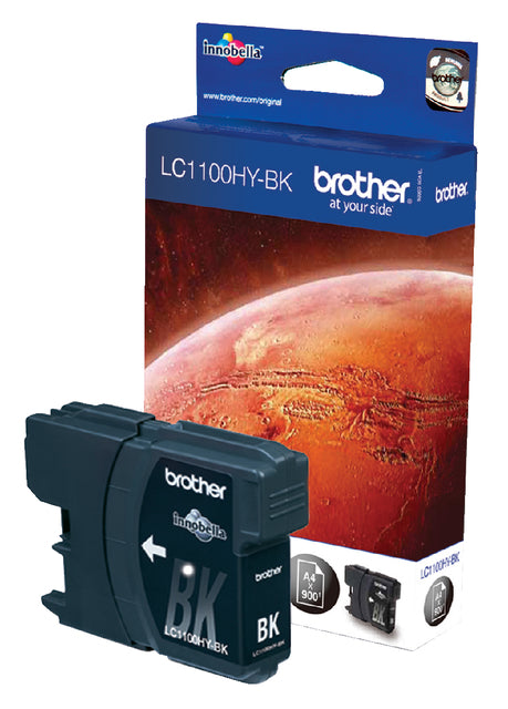 Bruder - Inkcartridge LC -1100HYBK Schwarz | 5 Stücke