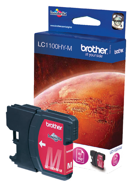Tintenpatronenbruder LC-1100HYM rot HC
