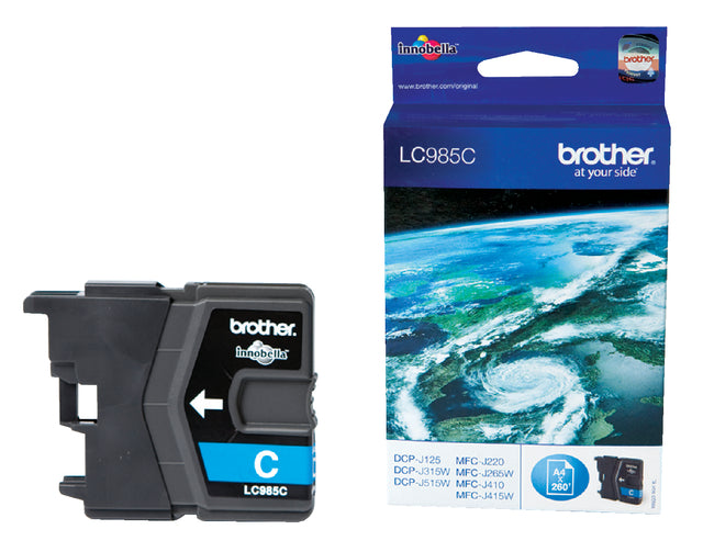 Tintenpatronenbruder LC-985C Blau