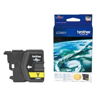 Brother - Tintenpatrone LC-985Y gelb