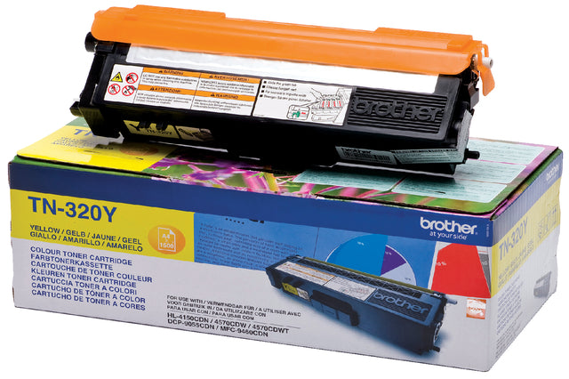 Tonercartridge Bruder TN-320y Geel