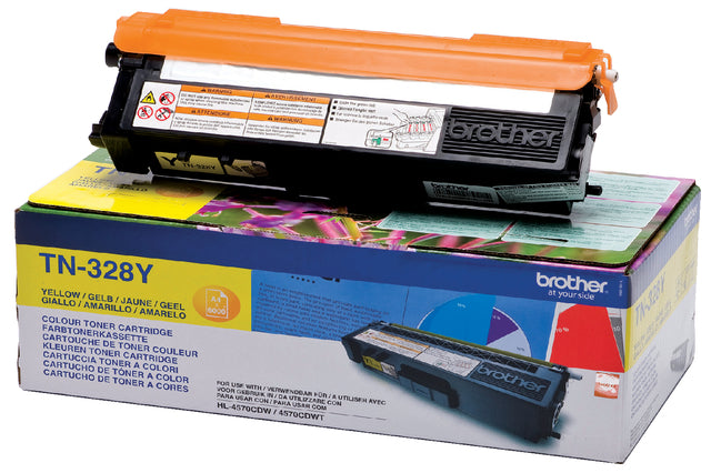 Tonercartridge Bruder TN-328y Geel