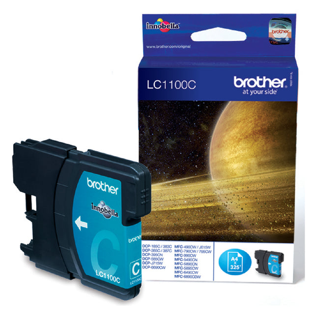 Inkcartridge Bruder LC-1100C Blau