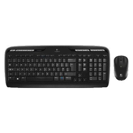 Logitech - Tastatur MK330 Qwerty + Maus schwarz