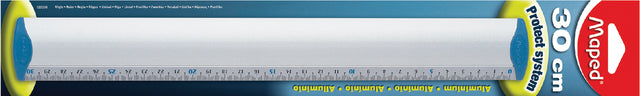 Lineal machen Aluminium 30 cm