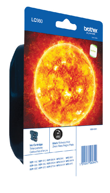 Inkcartridge Bruder LC-980 Schwarz