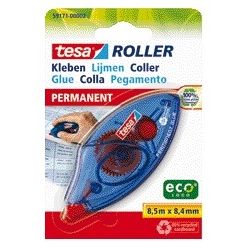 Tesa - Kleberoller ® ecoLogo® permanenter Einwegartikel auf Blister | 5 Stück