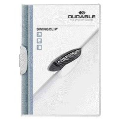 Langlebig - Klemmmappe Swingclip 30 Blatt weiß