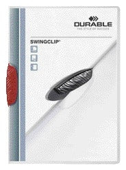 Langlebig - Klemmmappe Swingclip 30 Blatt rot