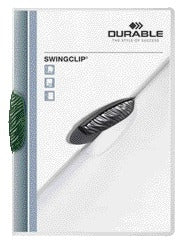 Langlebig - Klemmmappe Swingclip 30 Blatt grün