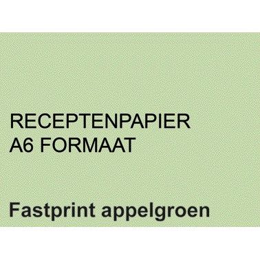 Fastprint - Rezeptpapier A6 80gr apfelgrün 2000 Blatt