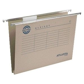 Quantore - Hängemappe Djois Folio frontal recycelt U-Boden 30mm grau | 25 Stück