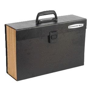 Bankers Box - Sortierkoffer handifile 19vk schwarz