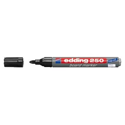 Edding - Whiteboardmarker 250 rund 1,5-3mm schwarz