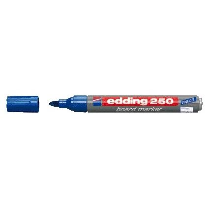 Edding - Whiteboardmarker 250 rund 1,5-3mm blau