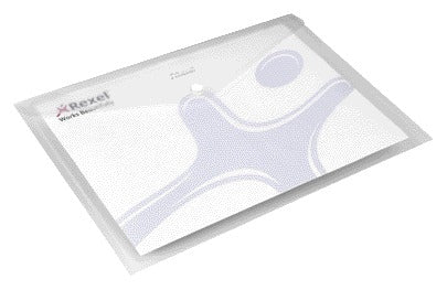 Rexel - Umschlagbeutel Eis A4 transparent 5 Stück