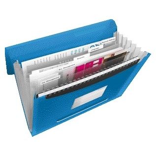 Esselte - Projektmappe Vivida A4 6 Fächer PP blau