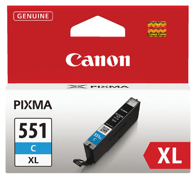 Inkcartridge Canon CLI-551XL Blue HC