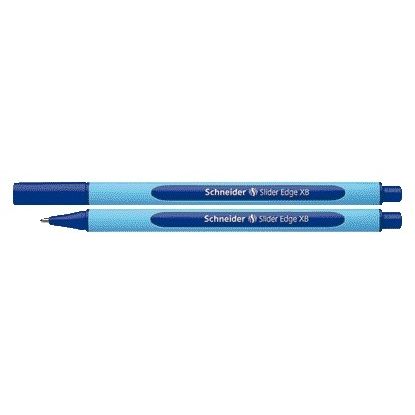 Schneider - Slider Edge Kugelschreiber extra breit blau | 10 Stück