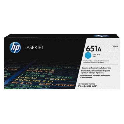 HP - Tonerkartusche ce341a 651a blau
