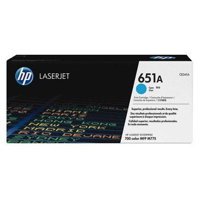 HP - Tonerkartusche ce341a 651a blau