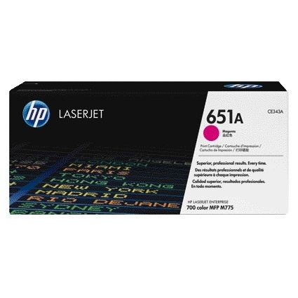 HP - Tonerkartusche ce343a 651a rot