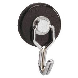 MAUL - Magnet mit Haken Ø35mm Zugkraft 5kg Metall 2 Stück