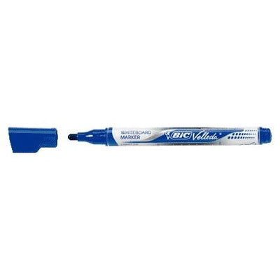 Bic - Whiteboard-Marker Velleda flüssig rund mittelblau | 12 Stück