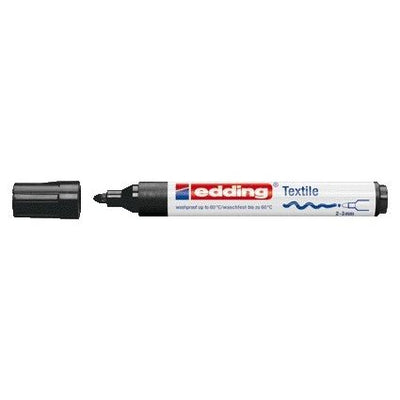 Edding - Textilmarker 4500 rund 2-3mm schwarz | 10 Stück