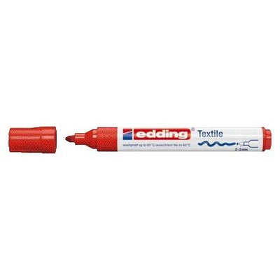 Edding - Textilmarker 4500 rund 2-3mm rot