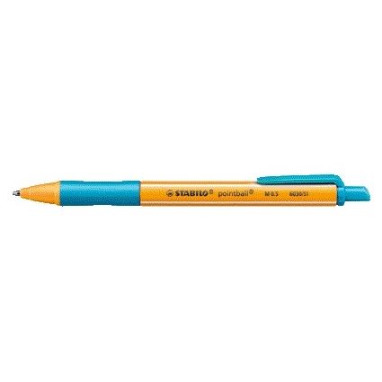 STABILO - Kugelschreiber pointball 6030/51 medium türkis | 10 Stück