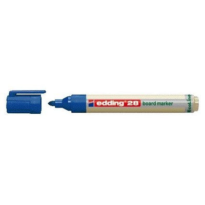Edding - Whiteboardmarker 28 EcoLine rund 1,5-3mm blau | 10 Stück