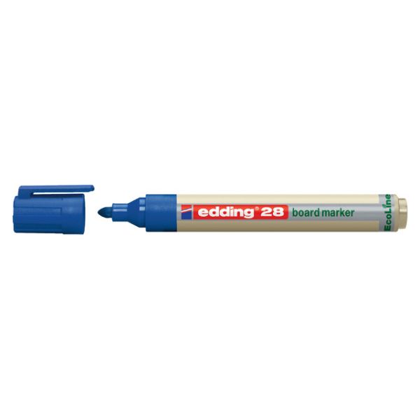 Edding - Whiteboardmarker 28 EcoLine rund 1,5-3mm blau