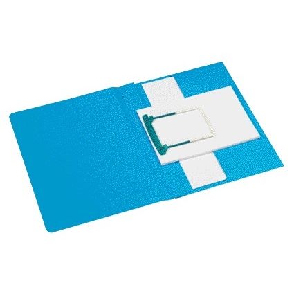 Jalema - Clipexmap Plus A4 100 % recycelter Karton 250gr blau | 10 Stück