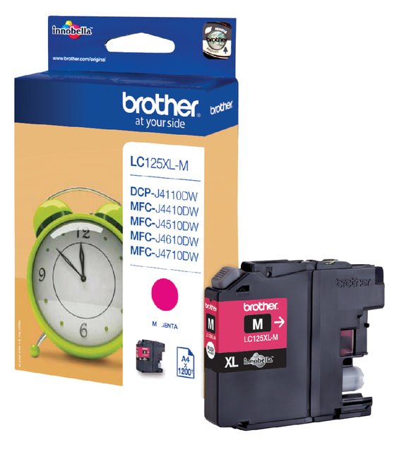 Tintenpatrone Brother LC-125XLM rot | 1 Stück